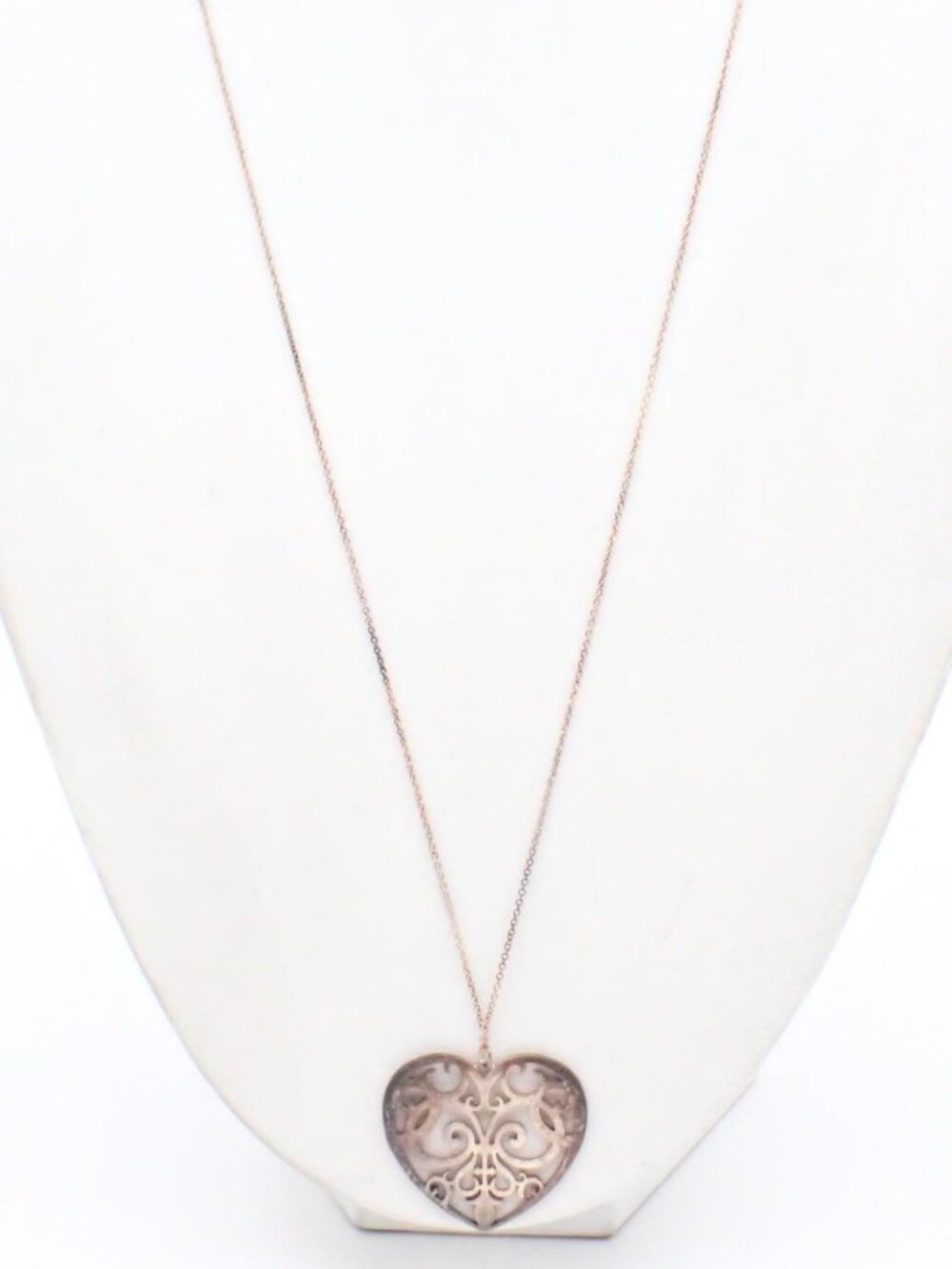 Tiffany & Co. Enchanted Heart Necklace 925 ~30"